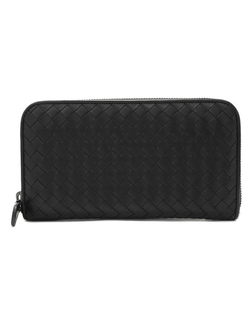 Bottega Veneta Intrecciato Round Zipper Long Wallet